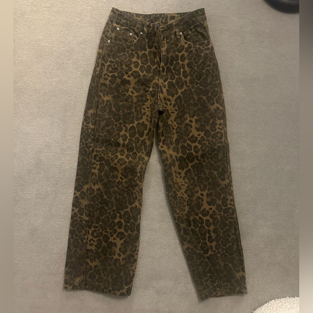 Leopard Print Pants